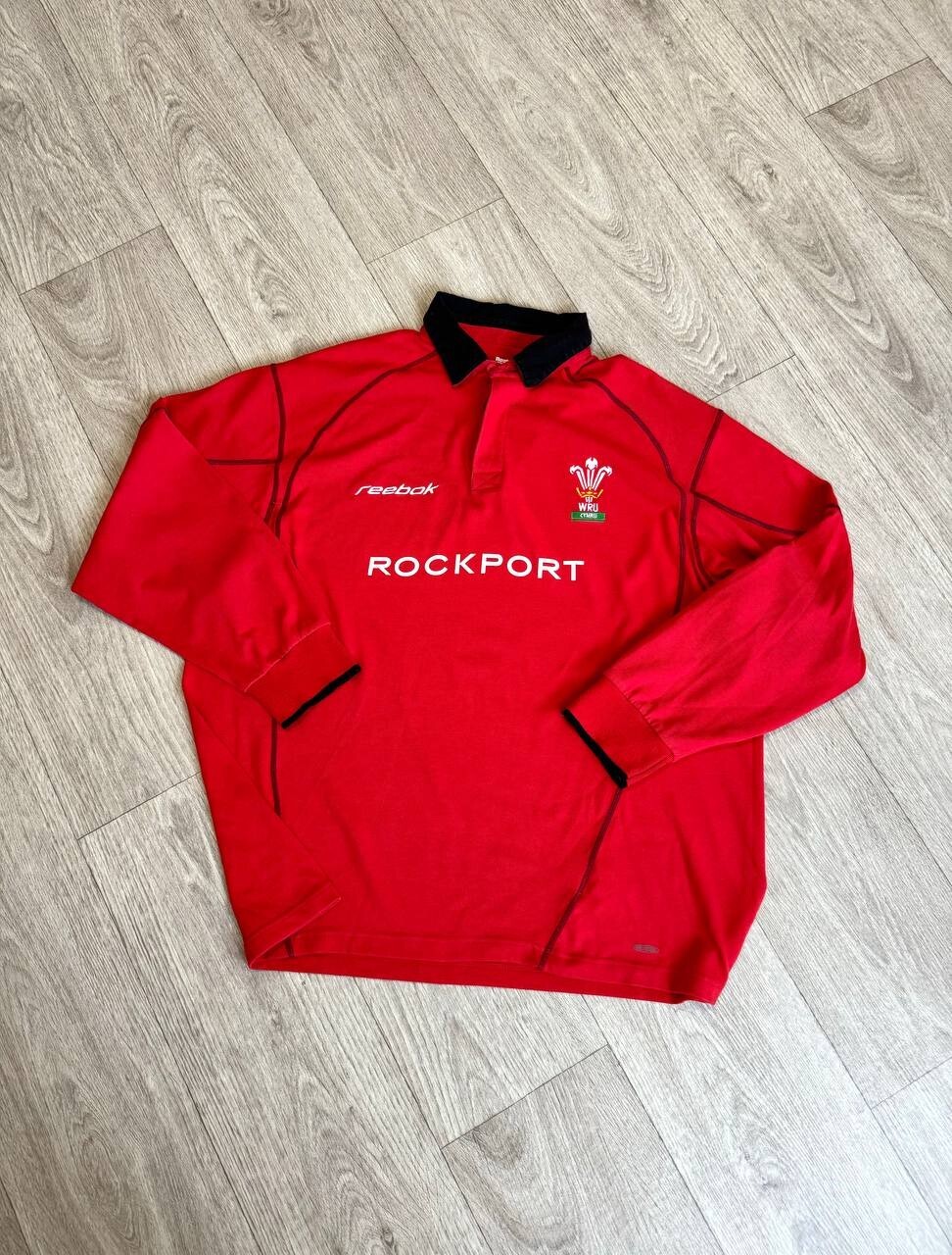 ビンテージ◇ラガーシャツ　Wales Rugby WRU リーボック　赤　レッド s-l400.jpg