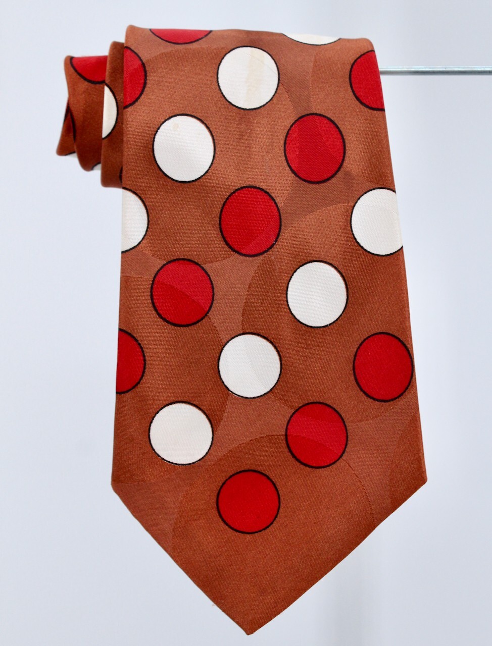 小物 40's style polka dot bottle shape tie 小物 40's style polka dot bottle shape tie VTG Men's 1940s