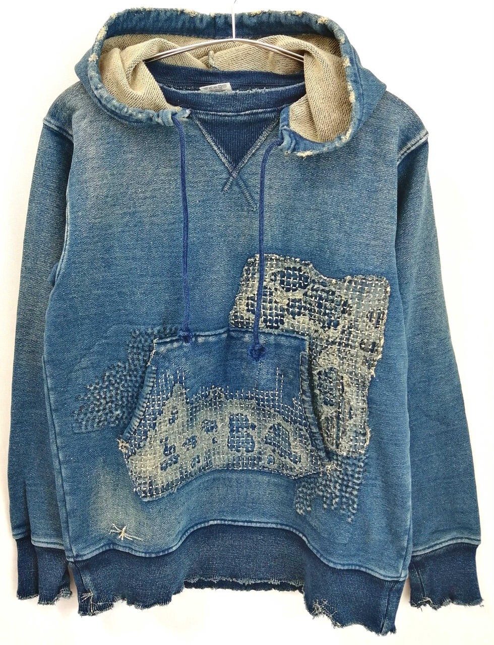 From Japan　kapital カタログ KAPITAL 8G Knit NEWSPAPER Pattern Crew Neck Sweater (KOUNTRY
