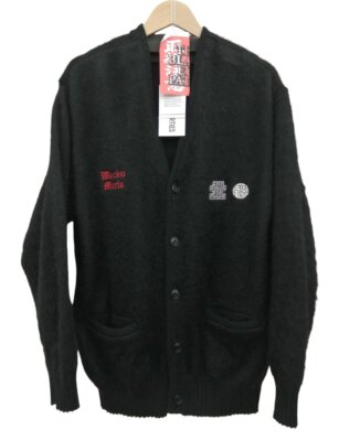 トップス WACKO MARIA MOHAIR CARDIGAN TYPE 1 BLACK WACKO MARIA/MOHAIR KNIT CARDIGAN（BLACK）［モヘア