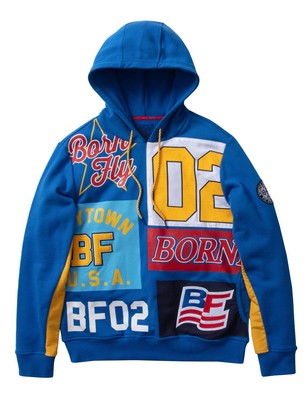 

Мужская худи Born Fly Royal Blue Fly Wins