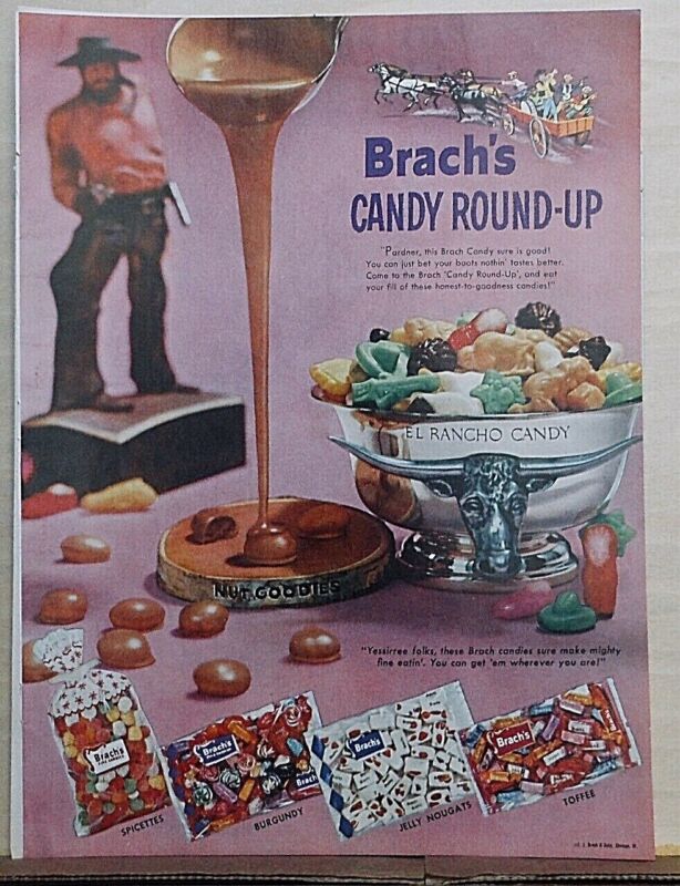 1958 magazine ad for Brach