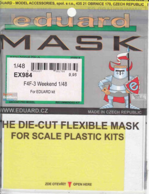 EDUEX984 1:48 Eduard Mask - F4F-3 Wildcat Weekend (EDU kit)