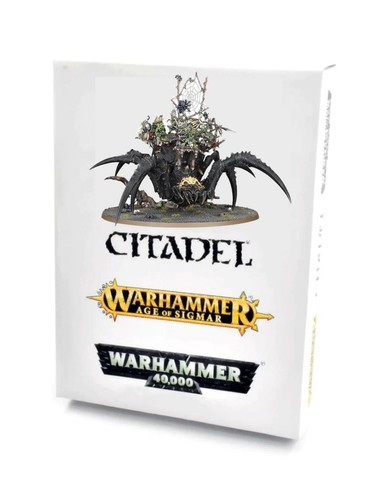 Warhammer AoS: Gloomspite Gitz - Шаман-паутинник на пауке-Арахнароке