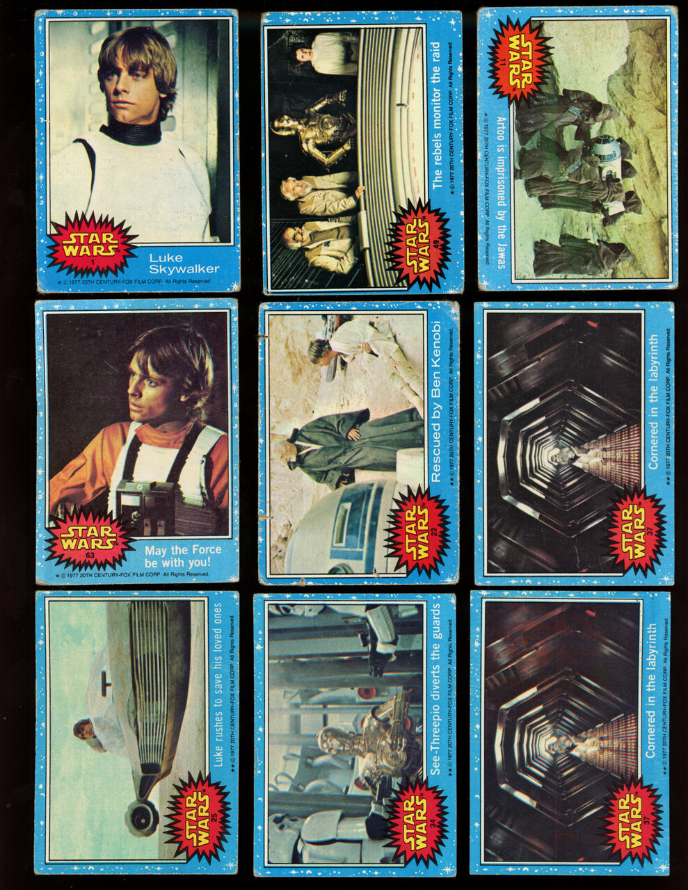 1977年製!STAR WARSカード·9枚セット① s-l400.jpg