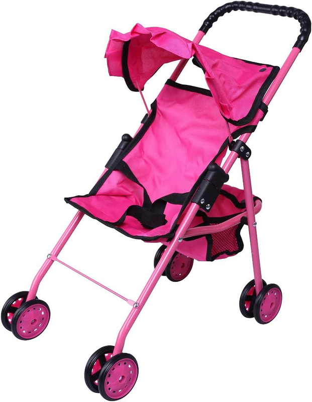 Precious Toys Baby Doll Stroller, Doll Stroller for Toddlers