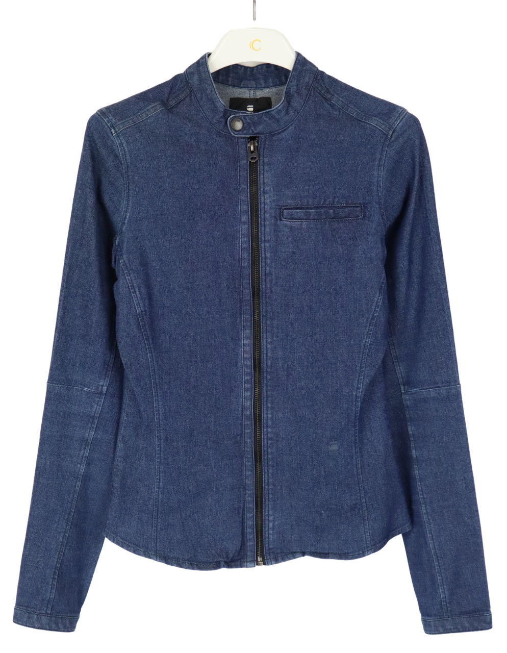 G-STAR Chopper Slim Shirt Jacket Women's SMALL Zip Fade