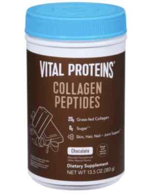ONE BOTTLE 13.5 Vital Proteins CHOCOLATE Collagen Peptides diet supplement 2025