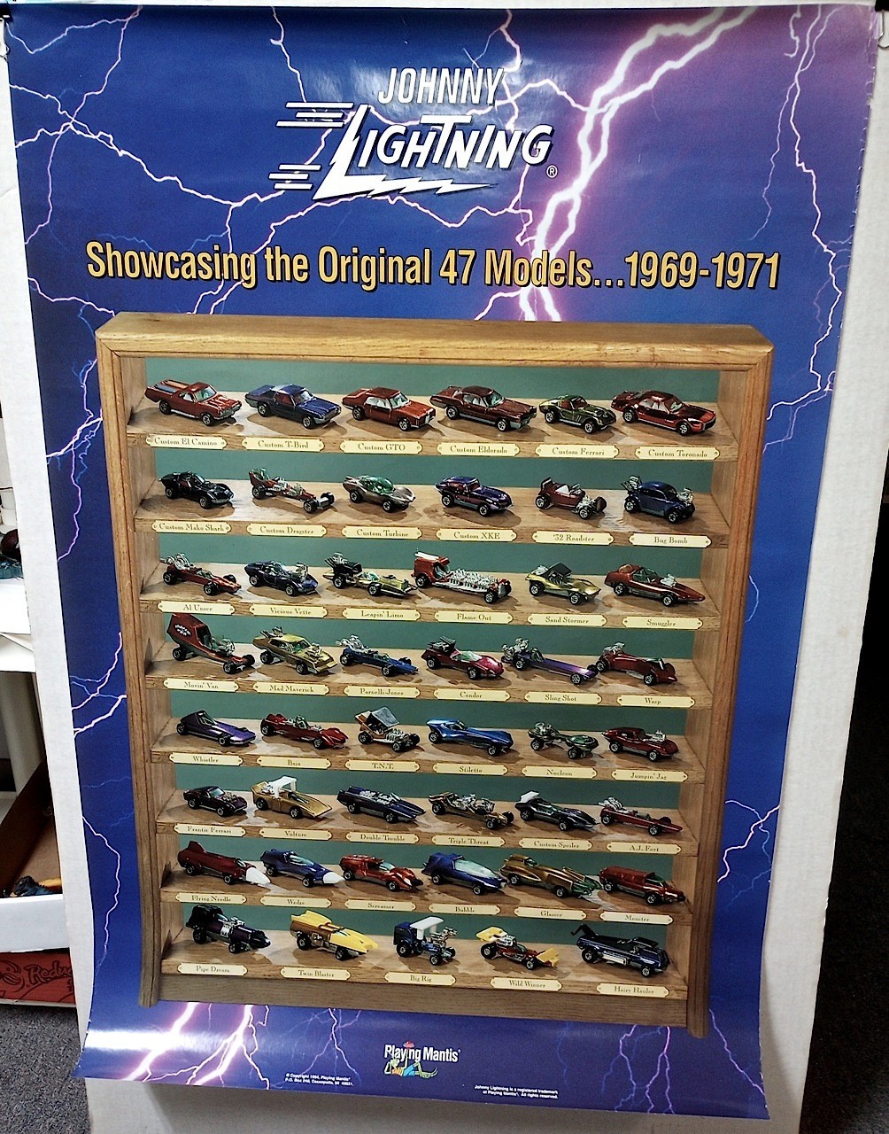 1994 JOHNNY LIGHTNING Original 47 Models 1969-1971 MAIL AWAY Only