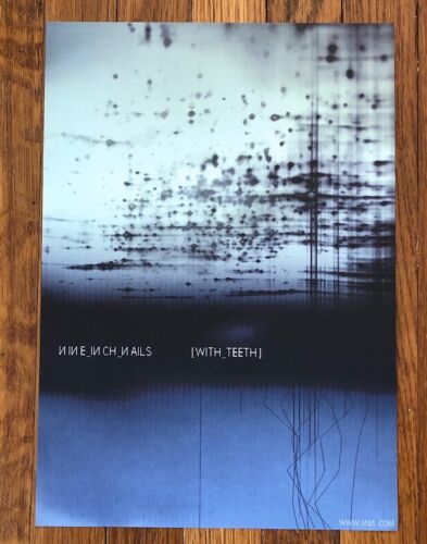 Nine Inch Nails With Teeth RARE original promo poster 2005