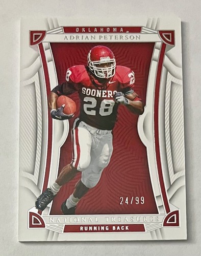 2023 Panini National Treasures Collegiate Adrian Peterson #40