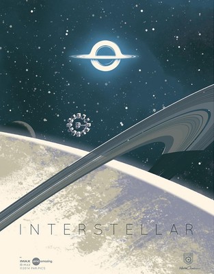 Interstellar IMAX Movie Art Kevin Dart Collectible Poster の Interstellar IMAX Movie Art Kevin Dart Collectible Poster の