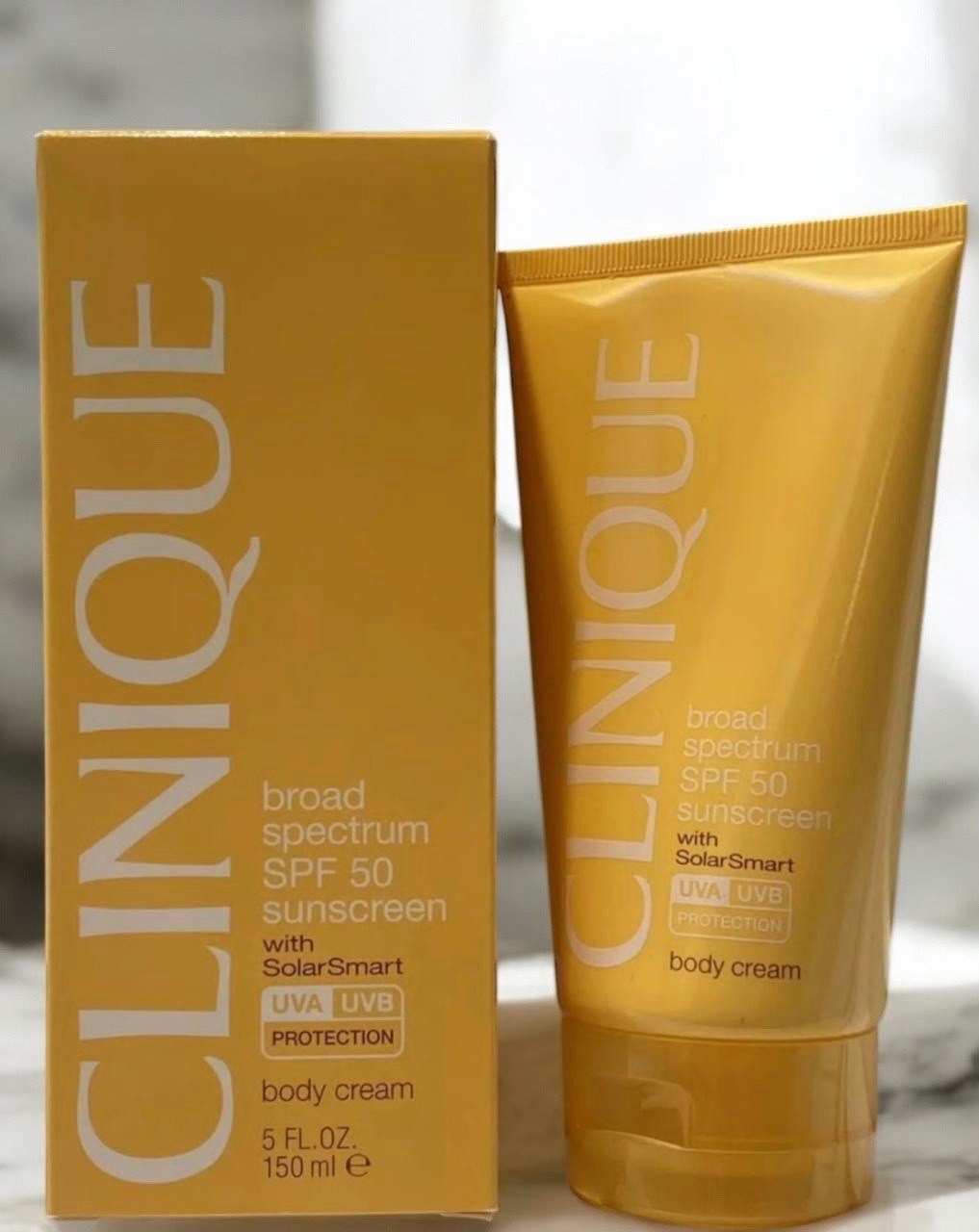 CLINIQUE SPF 50 フェイスクリーム & アフターサンバーム セット New Clinique Broad Spectrum SPF 50 Sunscreen Body Cream