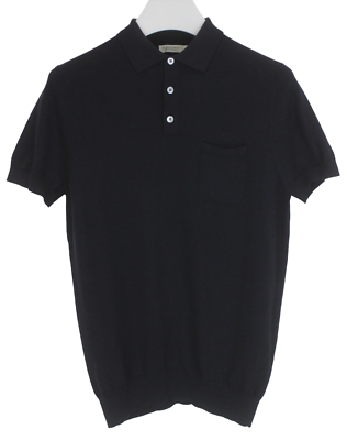 Black short sleeve polo neck online
