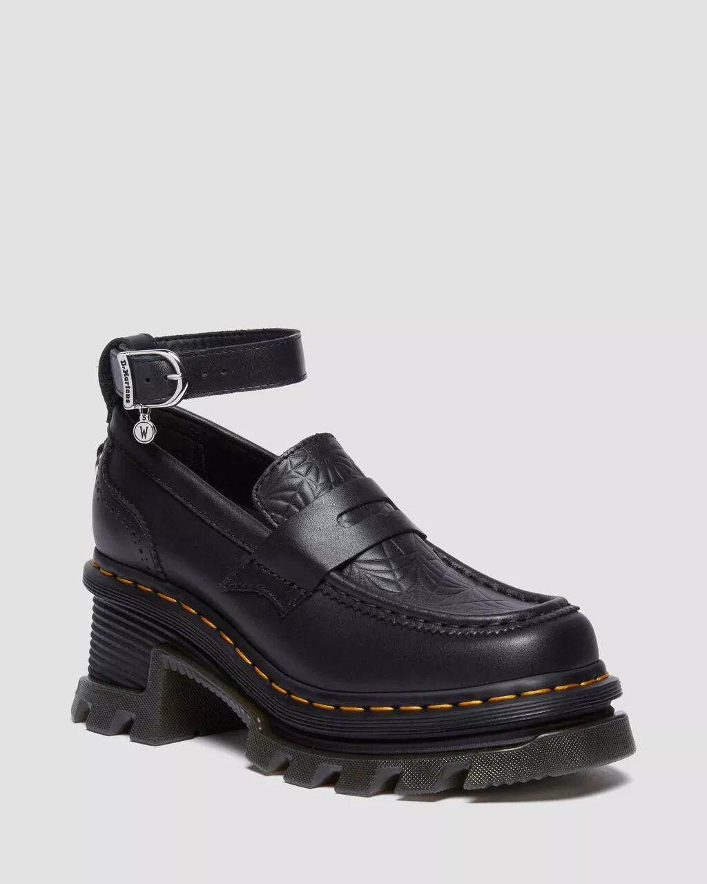 Pre-owned Dr. Martens X Corran Wednesday Heeled Loafers - Black | Women Sizes 5 - 11