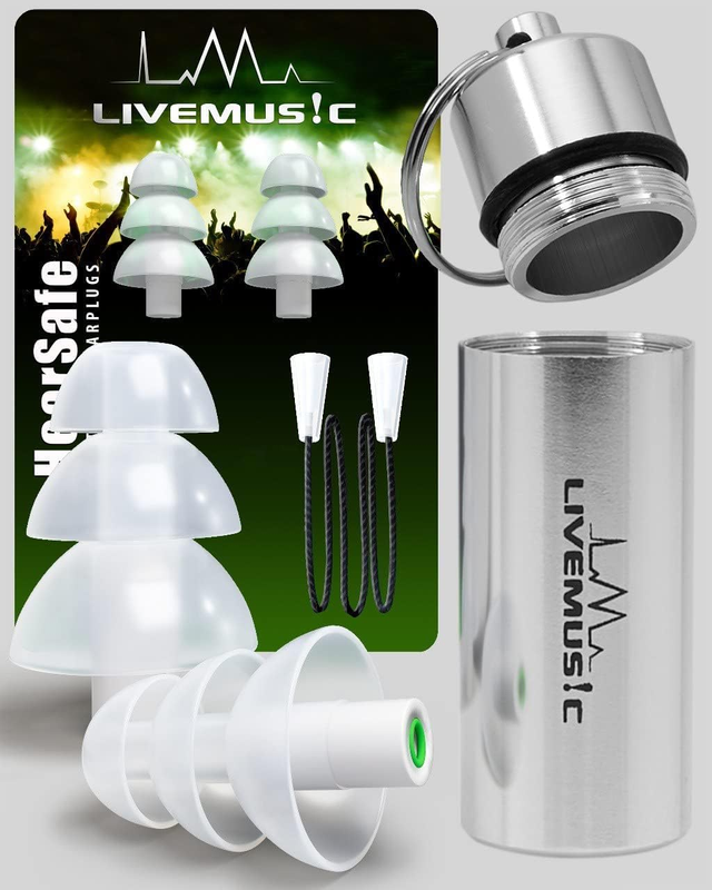 Hearsafe Ear Plugs - High Fidelity Earplugs for Musician, Co