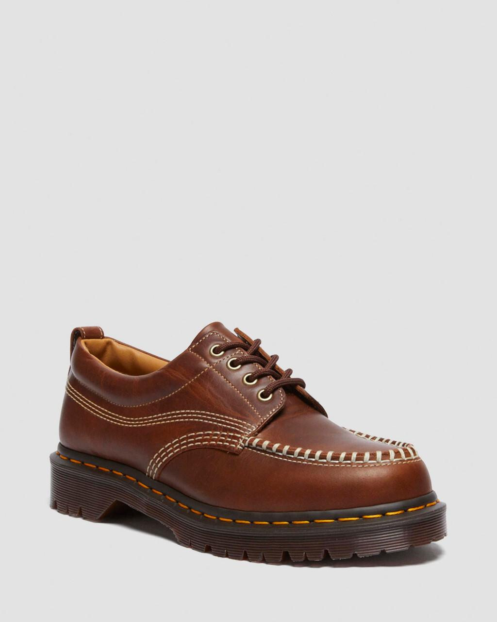 Dr. Martens Lowell ブラウン UK8 Dr. Martens Lowell Leather Moc Toe Classic Shoes Brown | eBay