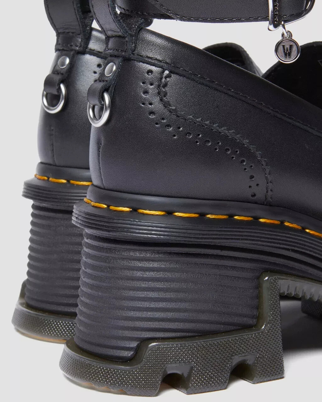 Pre-owned Dr. Martens X Corran Wednesday Heeled Loafers - Black | Women Sizes 5 - 11