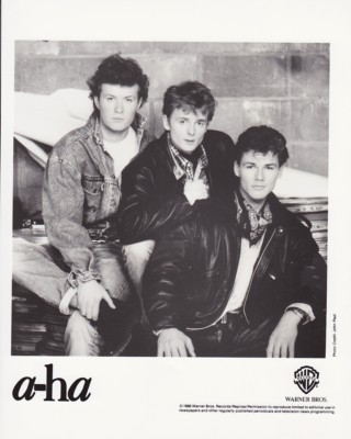 Vintage Press Photograh - A-HA - Warner Bros Records
