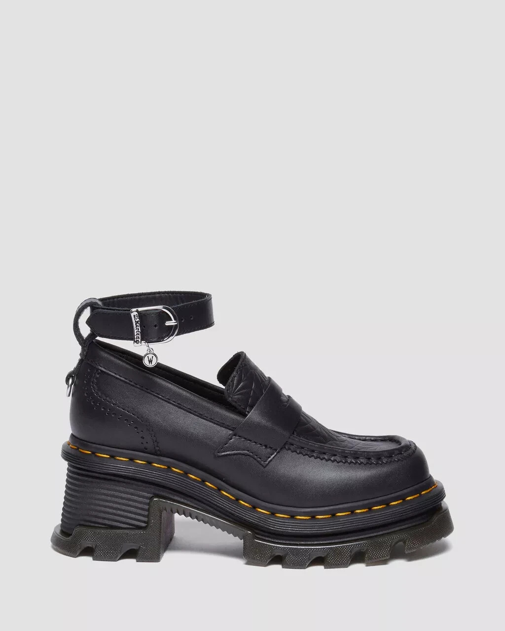 Pre-owned Dr. Martens X Corran Wednesday Heeled Loafers - Black | Women Sizes 5 - 11