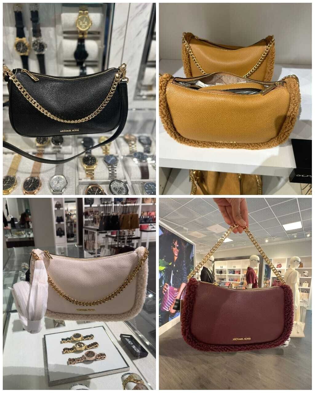 2点セット　ミラショーン　カルバンクライン　バッグ mila schon ミラショーン 2WAY レザーダレスバッグ B4 鍵付き日本製