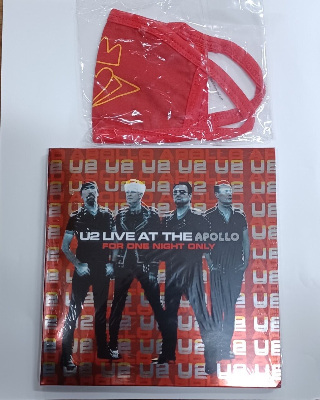 U2- Live at the Apollo for One Night Only 2-disc (sealed, Facemask included) U2- Live at the Apollo for One Night Only 2-disc (sealed, Facemask included)