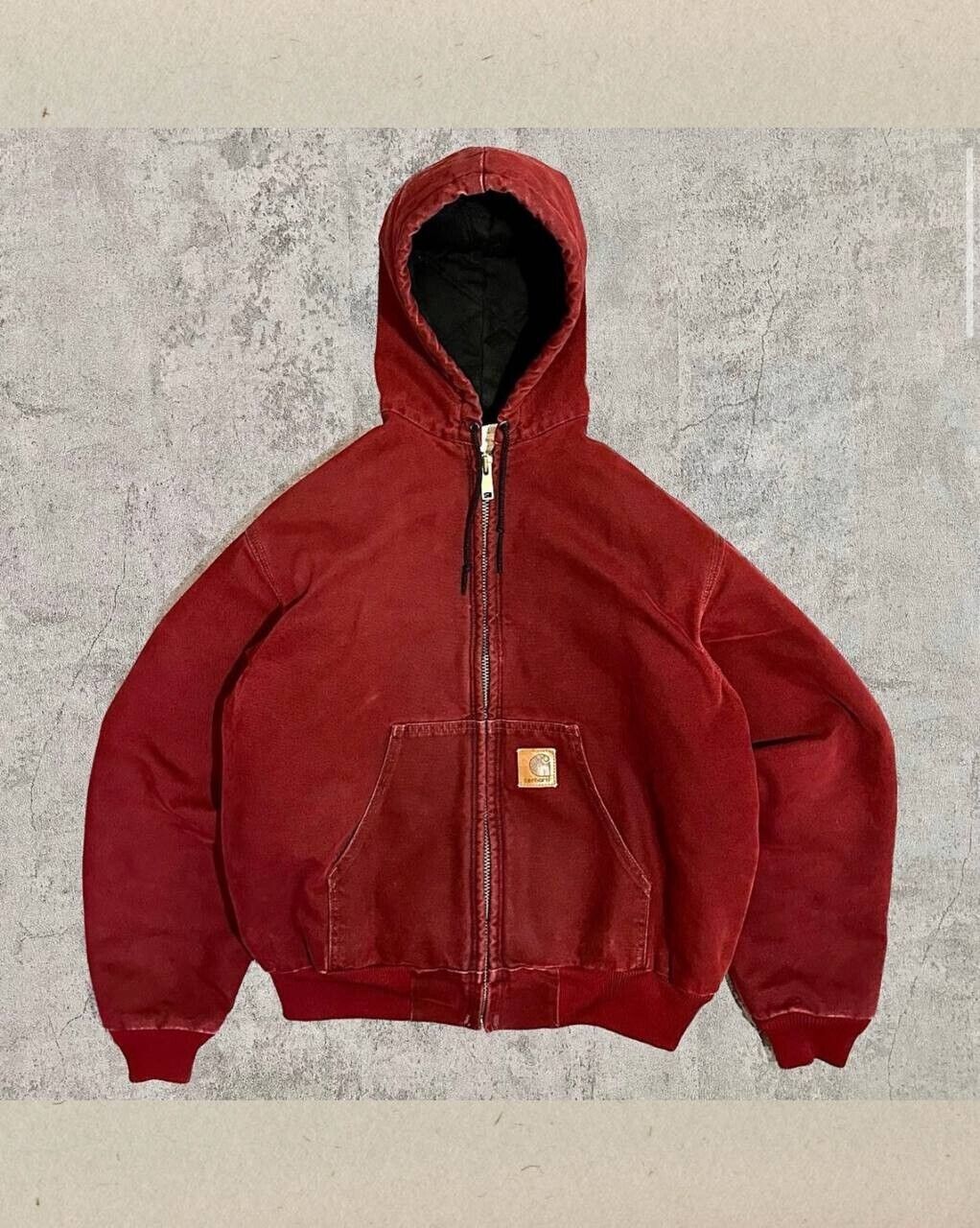 J68 CRI carhartt jacket crimson boxy active detroit J97 J68 CRI carhartt jacket crimson boxy active detroit J97
