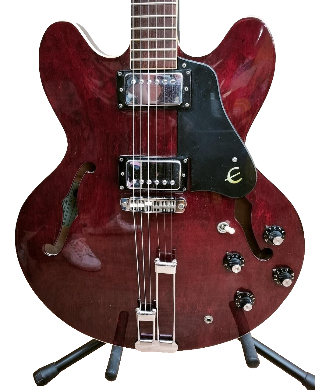 ヴィンテージ］Epiphone / 1982年製 Riviera Cherry Red 