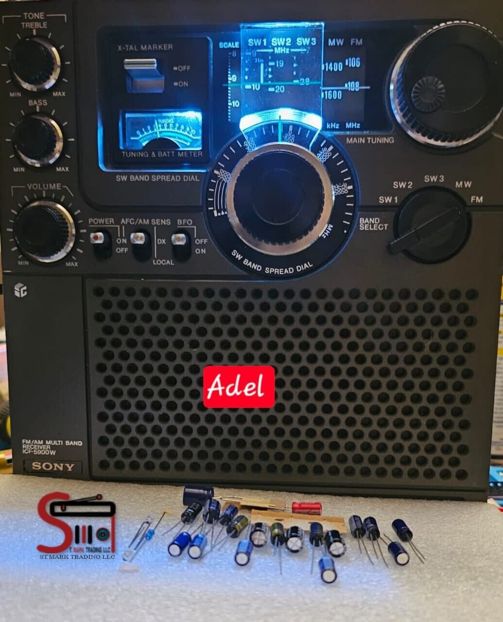 Sony ICF-5900W Repair & Upgrade Kit 22 PCs Made In Japan + Sony ICF-5900W Repair & Upgrade Kit 22 PCs Made In Japan +