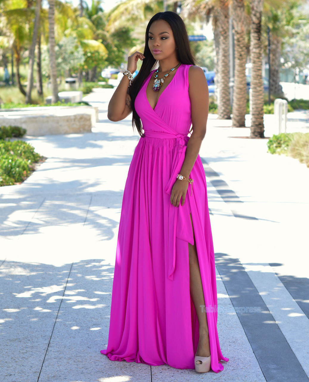 Details About Summer Dress Long Maxi Boho Evening Lady Dress Beach Dresses Sundress Hot Sale