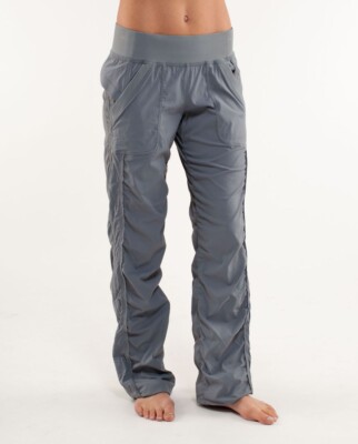 LULULEMON QUICK STEP PANT 34'' BLURRED GREY SIZE 8