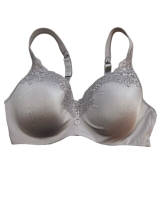 215X01 Playtex 4823 Secrets Body Revelations Underwire Bra 38D Warm Steel (NWOT)