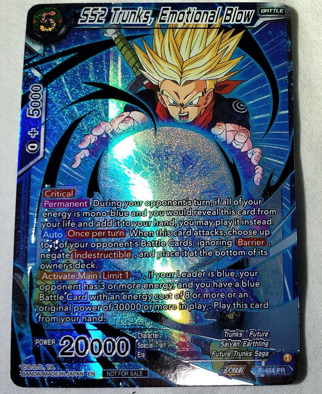 SS2 Trunks, Emotional Blow Championship 2023 Reward