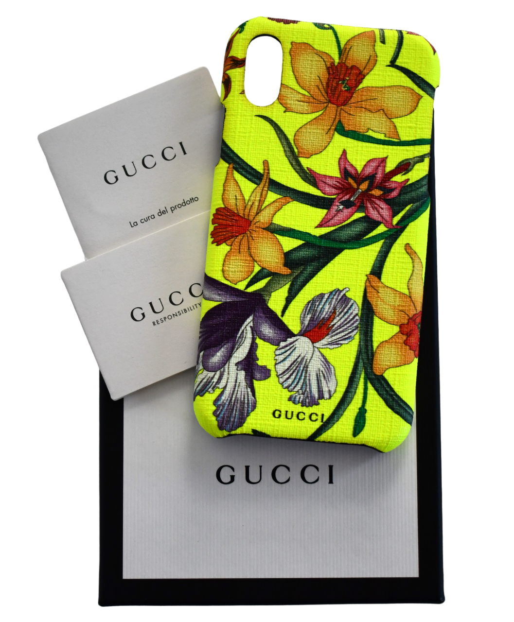GUCCI - ★Gucci★iphoneX/XS Cover Gucci Print NEW GUCCI IPHONE iPhone® X/XS Floral Print Coated Canvas