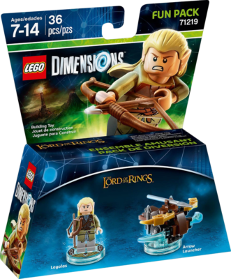 LEGO Dimensions Lord of The Rings Legolas Elf Signore Of Rings 71219 Pack