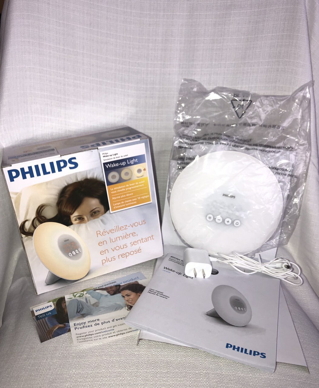 Philips Wake-Up Light with Sunrise Simulation Alarm Clock