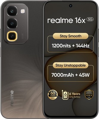realme 16x 5G ( 128GB | 4GB RAM )Endurance Brown Dimensity 6300 Global Version.