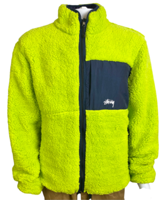 Stussy micro fleece jacket discount