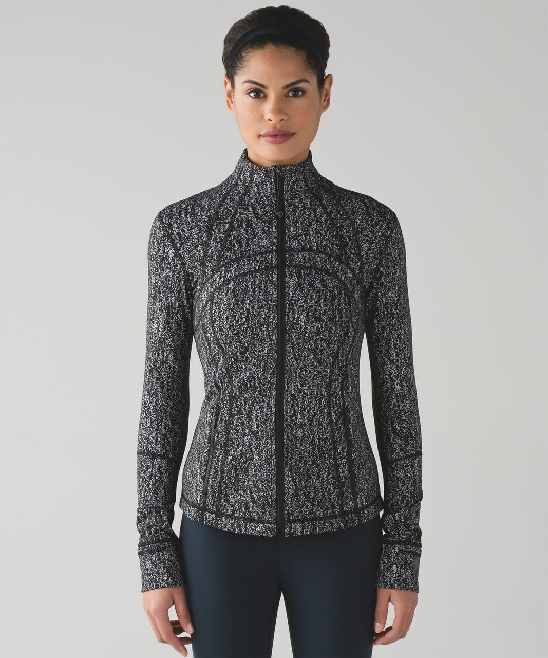 NEW LULULEMON DEFINE JACKET LUON SUITED JACQUARD BLACK WHITE SIZE 6 NEW LULULEMON DEFINE JACKET LUON SUITED JACQUARD BLACK WHITE SIZE 6