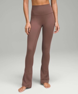 Lululemon WOMEN'S Align High-Rise Mini-Flared Pant 32'' Dark Oxide SIZE 2 NEW NWT
