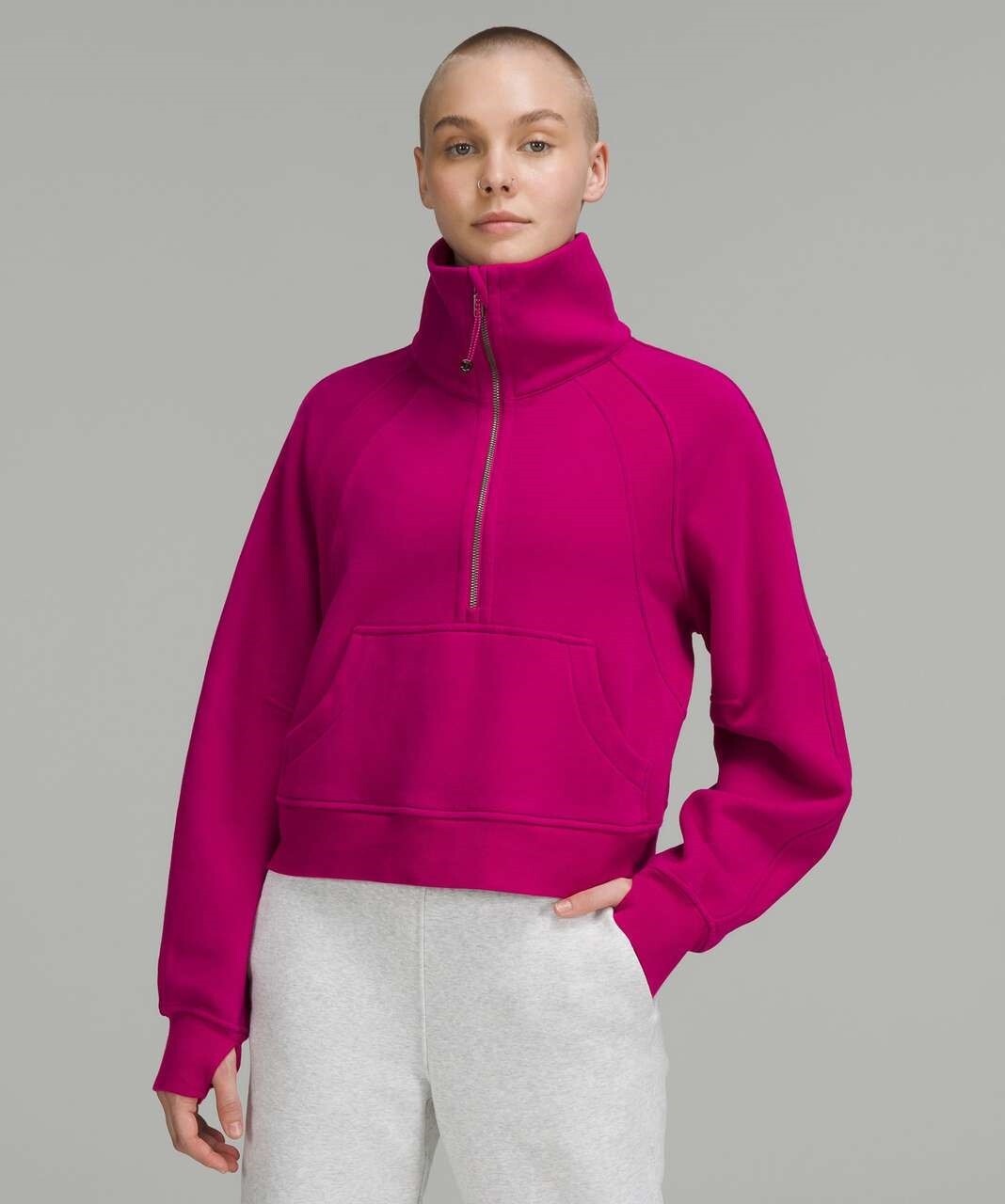 LULULEMON Scuba Oversized Funnel Neck Half-Zip XS/S Ripened LULULEMON Scuba Oversized Funnel Neck Half-Zip XS/S Ripened