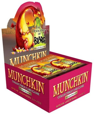 Коробка с бустерами Munchkin CCG: The Desolation of Blarg (24 упаковки)