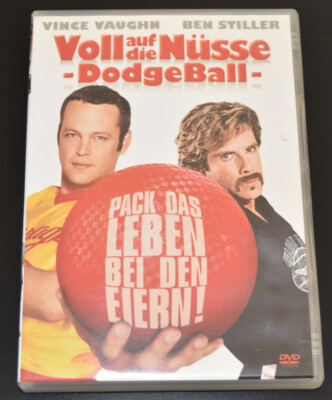 VOLL AUF DIE NUSSE - DODGEBALL - Movie DVD - German Language - EUC