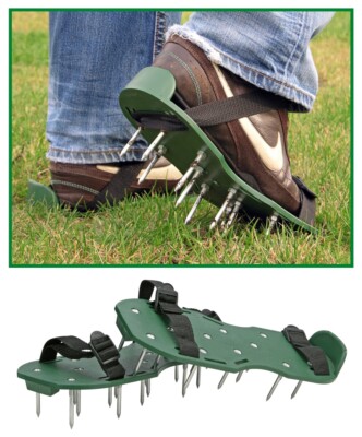 RASENBELÜFTER-SANDALEN RASENBELÜFTER SANDALEN RASEN BELÜFTER MIT 26 NÄGELN NEU