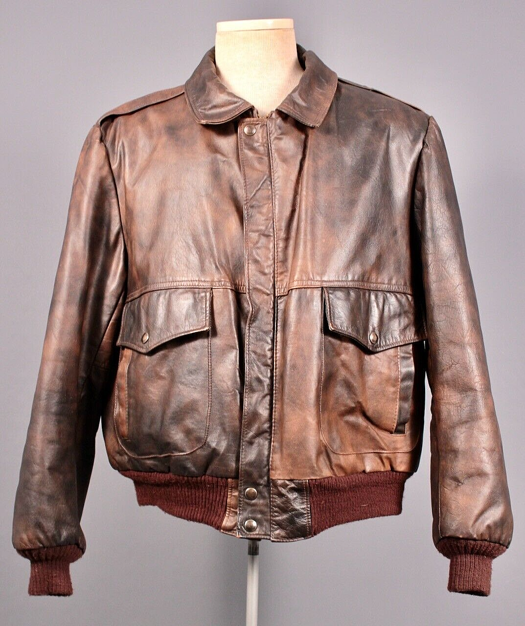 ジャケット・アウター 80s 90s \"L.Torelli\" cotton bomber jacket Vintage 1980s Leather & Soul Full Zip Leather Bomber Jacket