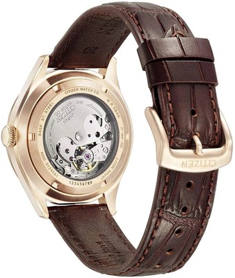 Pre-owned Citizen Brown Mens Analogue Watch Nh8393-05ae