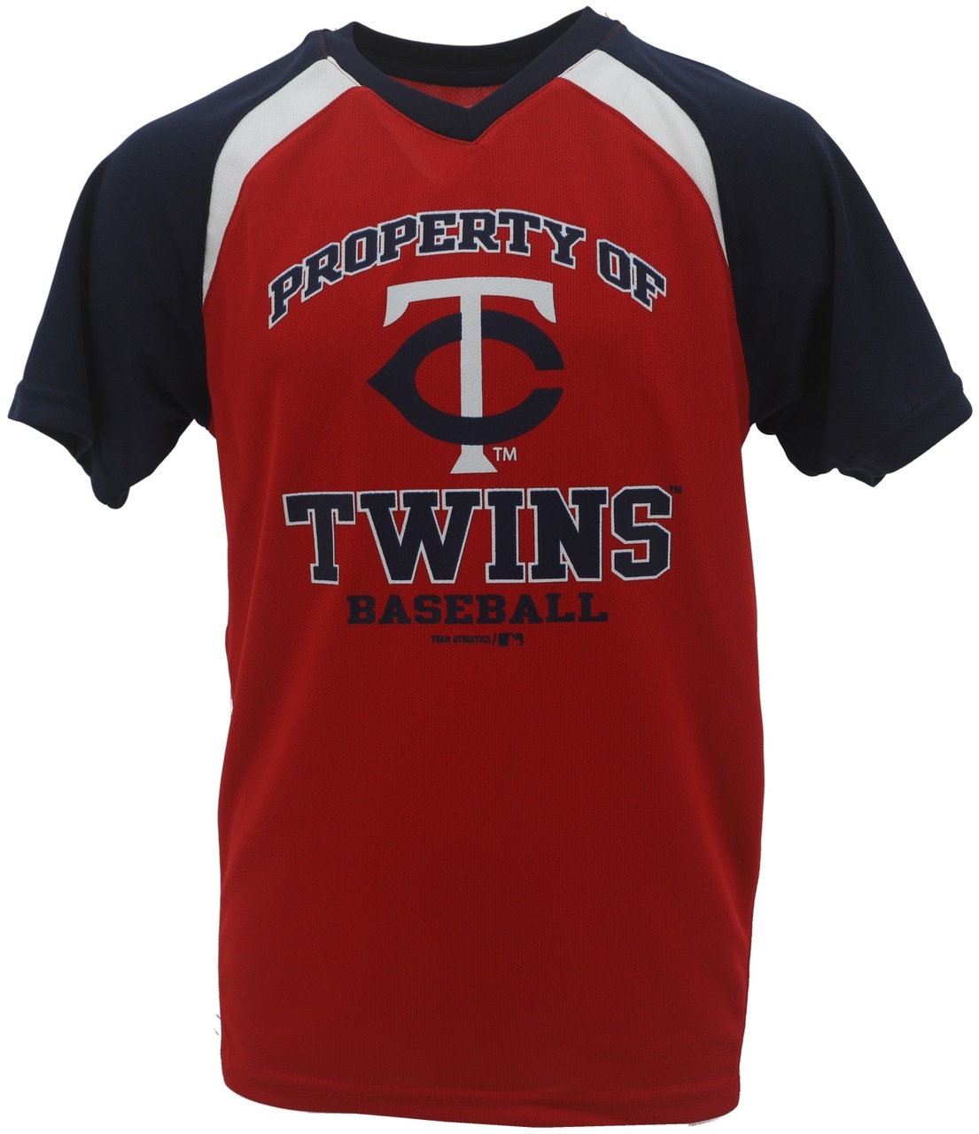 Minnesota Twins Youth Size Baseball Official MLB Athletic polyester T