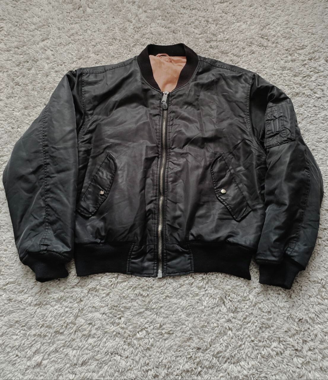 vintage 87年製 U.S.A.F グランドクルーマン デザインジャケット U.S.AIR FORCE TYPE G-1 LINECREWMAN JACKET（VERY GOOD