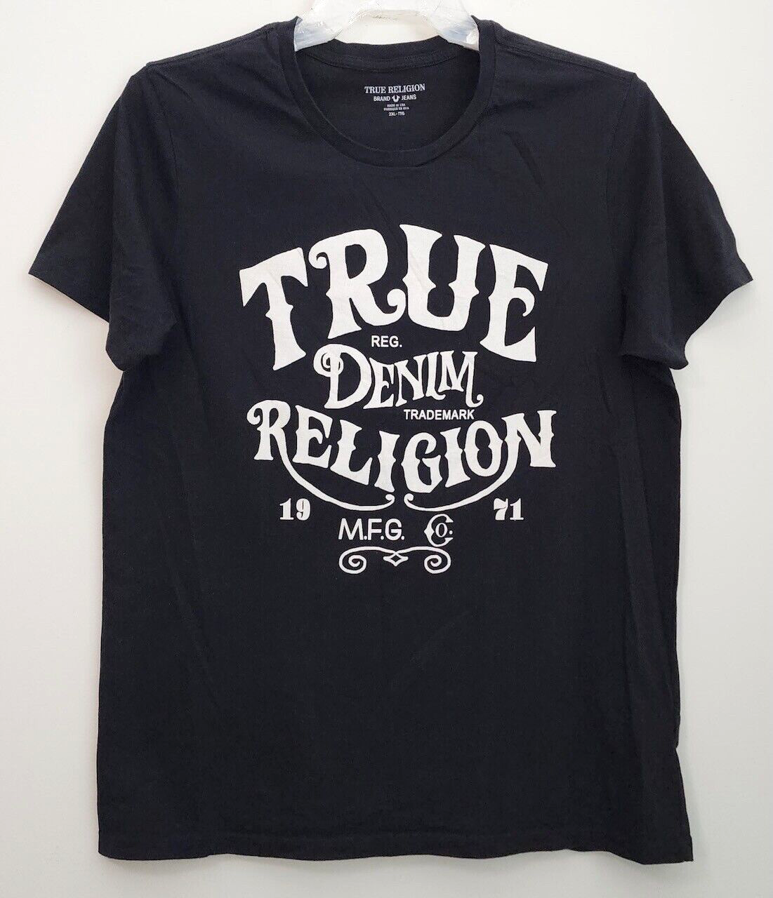 関税込み♪【TRUE RELIGION】VINTAGE ブッダ ロゴ ★ Tシャツ TRUE RELIGION 【訳あり・アウトレット】 トゥルーレリジョン