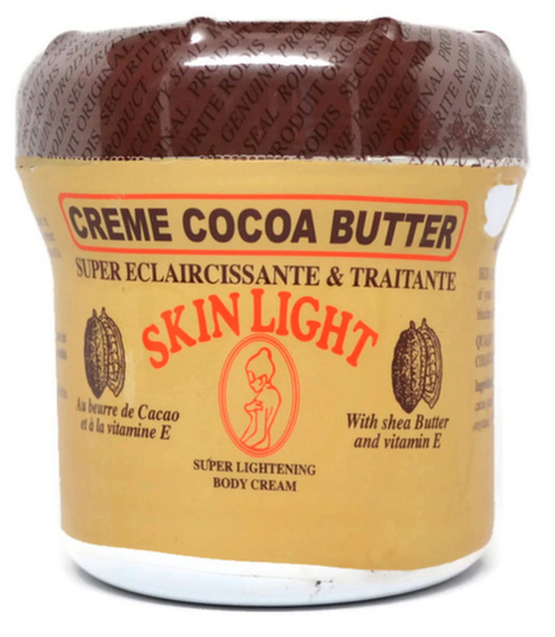 Cocoa cream. Cream with cocoa.